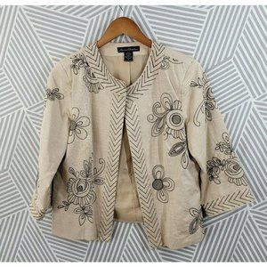 Silk Cotton blend Jacket Blazer Size Medium